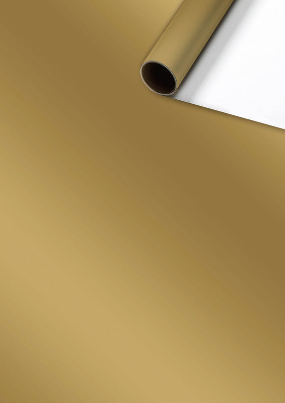 Stewo Geschenkpapier Everyday One Colour – gestrichenes Papier, 70 g/m² – 700 × 2000 mm – Gold