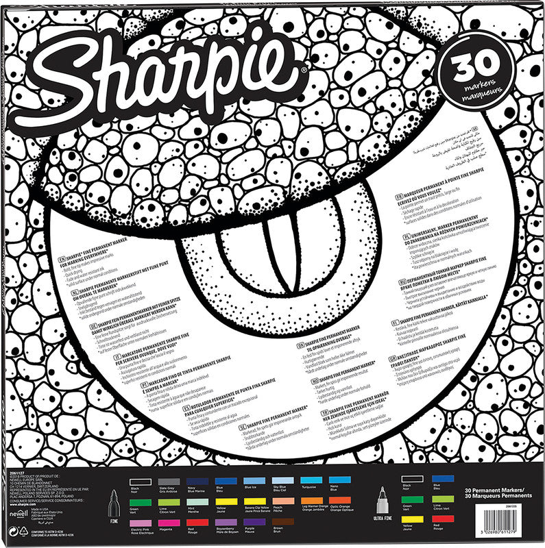 Sharpie Permanent Marker – sortiert, 30 Stück