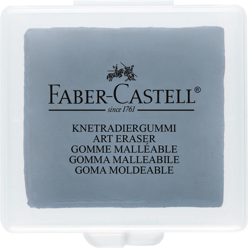 Faber-Castell Radierer – für Kreide, Kohle – 38 × 8 × 35 mm – Kunststoff – Grau