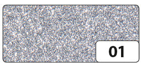 Folia Washi Tape Glitter – wiederablösbar, 15 mm × 5 m, silber