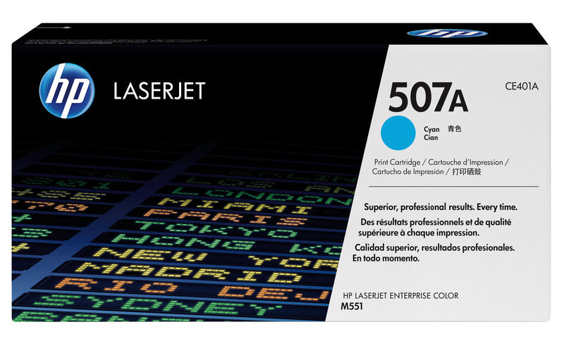 HP Toner 507A – cyan, 6000 Seiten