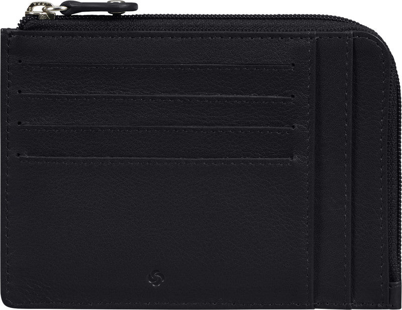 Samsonite Portemonnaie – 124 × 90 mm, Leder, schwarz – 1 Stück