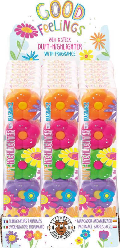 Trendhaus Textmarker Set 4 Farben – Keilspitze, 4 mm