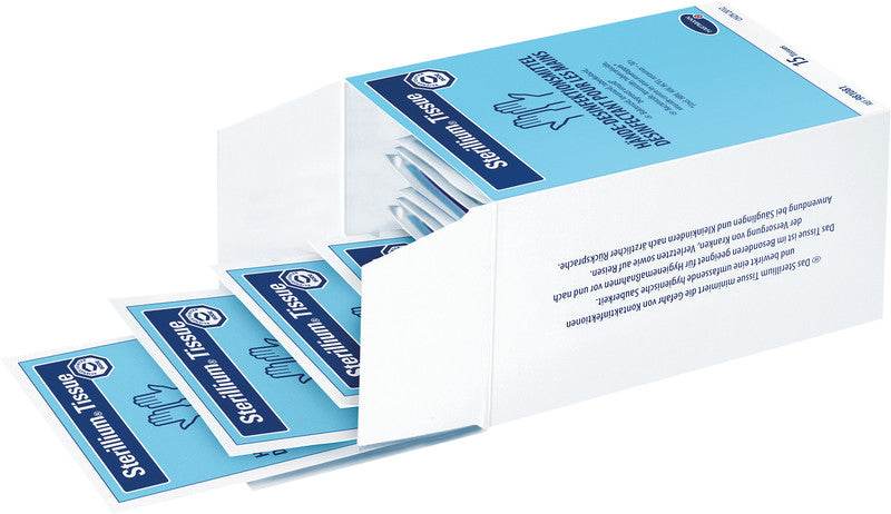 Sterillium Desinfektions-Reinigungstücher – für Hände, Weiss, 14 × 21 cm, 15 Stk., eco:smart, eco:plus