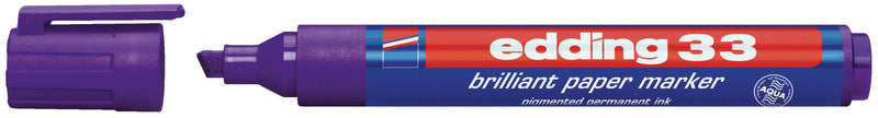 Edding Non-Permanent-Marker Brillant 33 – Keilspitze 1-5 mm – Violett – Nachfüllbar