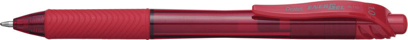 Pentel EnerGel X – Tintenroller, schnelltrocknend, Druckmechanik, 1 mm, Rot