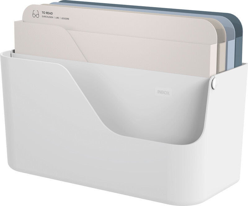 Rotho Briefkorb – Kunststoff, für A4, weiss, B 356 × H 160 × T 295 mm