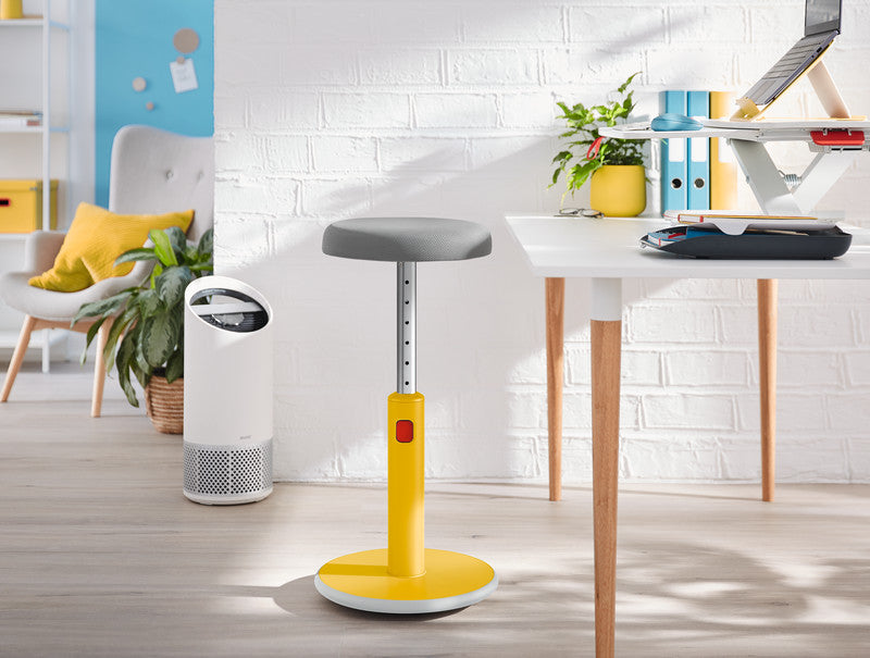 Leitz Hocker Ergo Cosy Active – Sitzhöhe 46–79 cm, 110 kg, grau