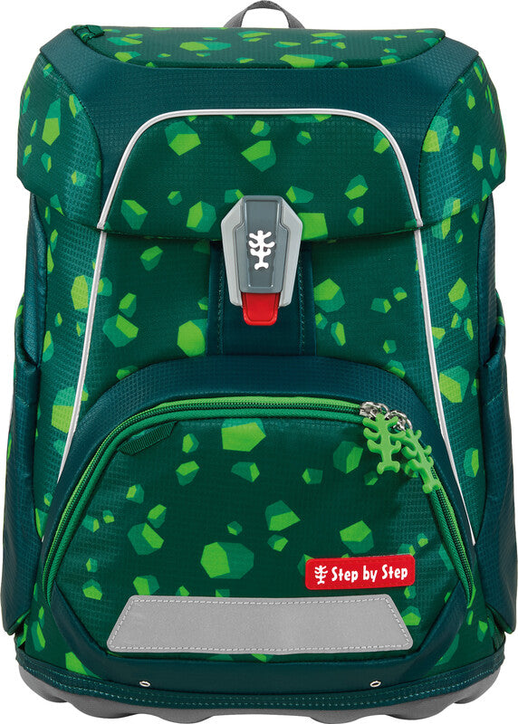 Step by Step Schulrucksack-Set Fit – 5-teilig – Dino Targo – umweltfreundliche Verpackung