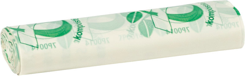 Heku Beutel – 10 L, Biokunststoff, transparent, kompostierbar – 10 Stück