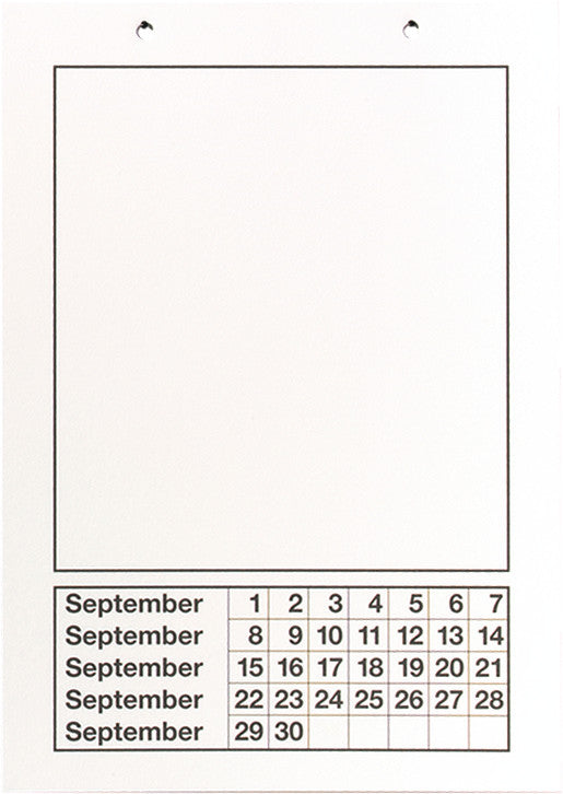 Folia Bastel-Dauerkalender Mein Kalender immerwährend – 21 × 29,7 cm – mit Tagesfeldern, lose Blätter
