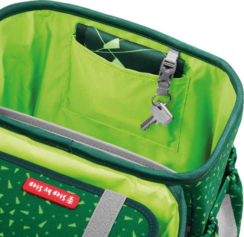 Step by Step Basis Schulrucksack-Set – 4-teilig – Green Graphics