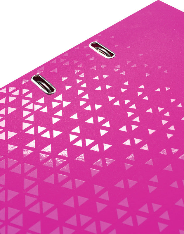 HERMA Ordner – A4 hoch – 2-Ring Hebelmechanik, Rücken 70 mm – pink, Karton, mit Niederhalter