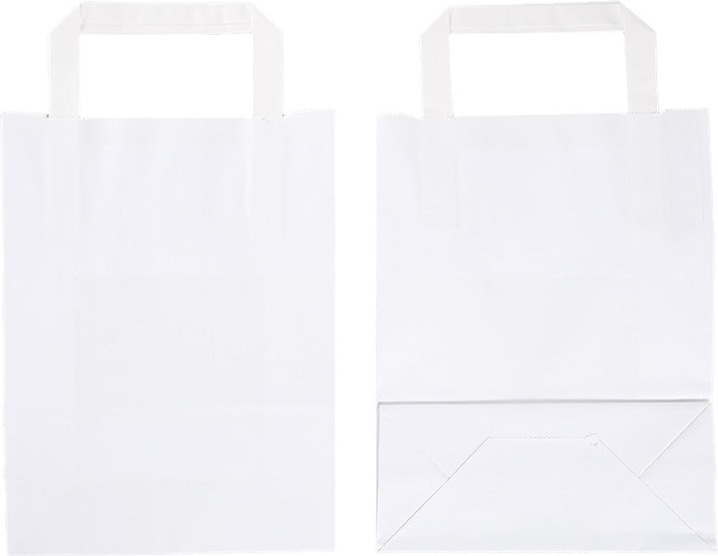 Elco Tragetasche, Weiss – 180 × 80 × 260 mm – 50 Stk.