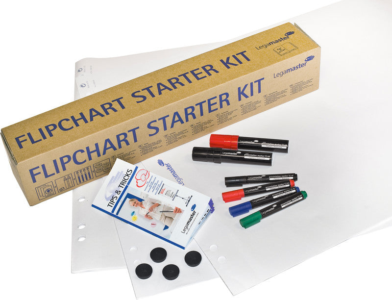 Legamaster Zubehör Starterset für Flipcharts, 14-teilig