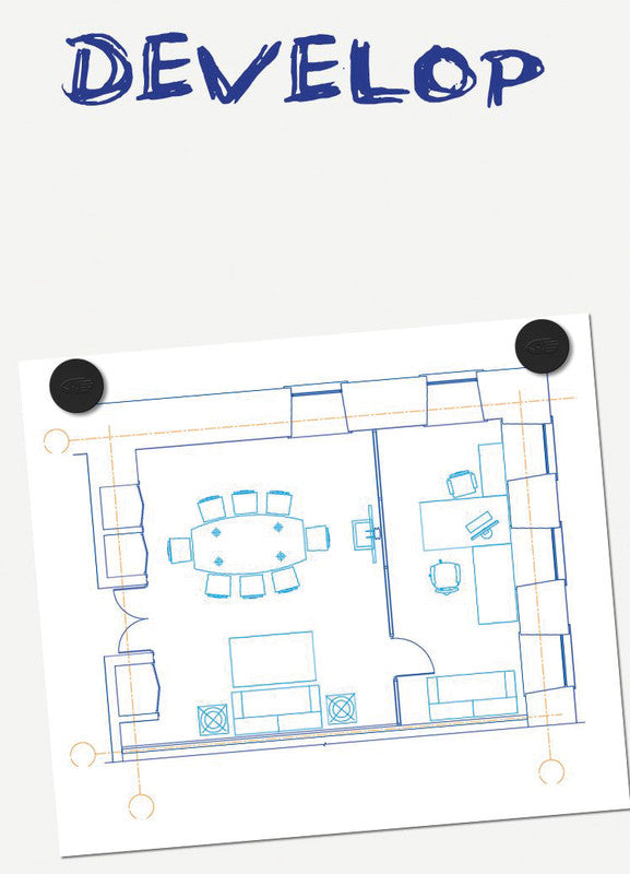 Legamaster Whiteboard – 75 × 50 cm
