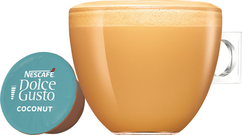 Nescafé Dolce Gusto Kaffeekapseln Coconut Macchiato – für Dolce Gusto – 12 Kapseln