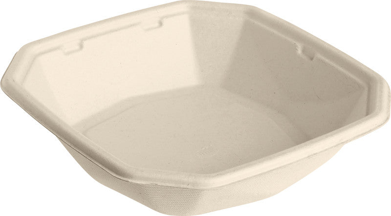 Duni Take-away-Box Bagasse – 650 ml, 183 × 183 × 42 mm, braun, 50 Stück