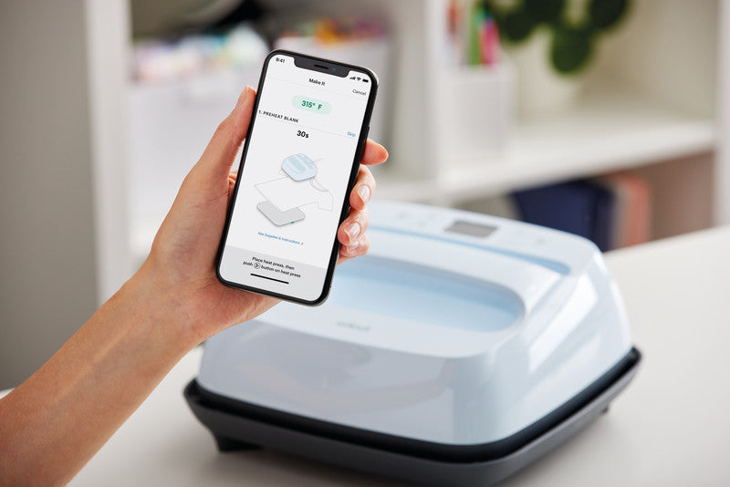Cricut EasyPress 3 Transferpresse – Pressfläche 225 × 225 mm – mehrfarbig – für Aufbügelfolien