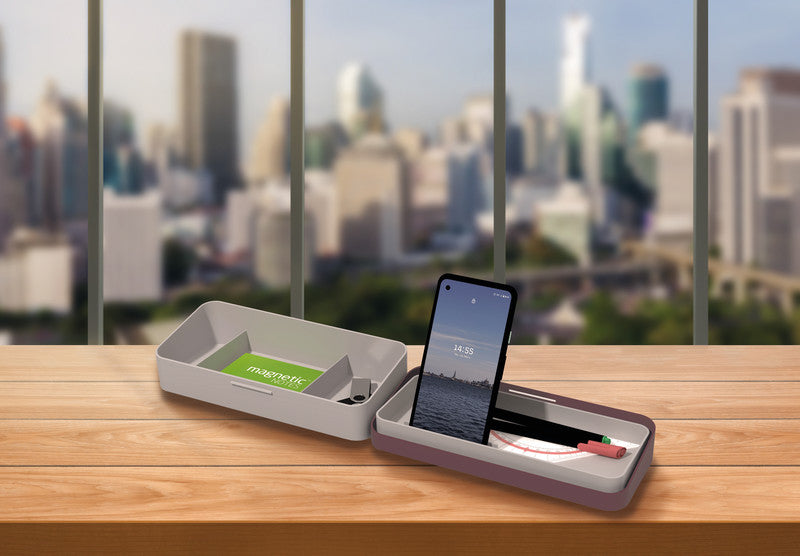 Helit Tisch Organizer – für Smartphone und Stifte – 225 × 100 × 56 mm