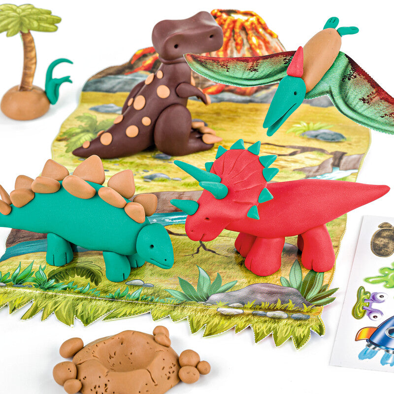 Staedtler Modelliermasse-Set Dino – 4 Blöcke à 42 g