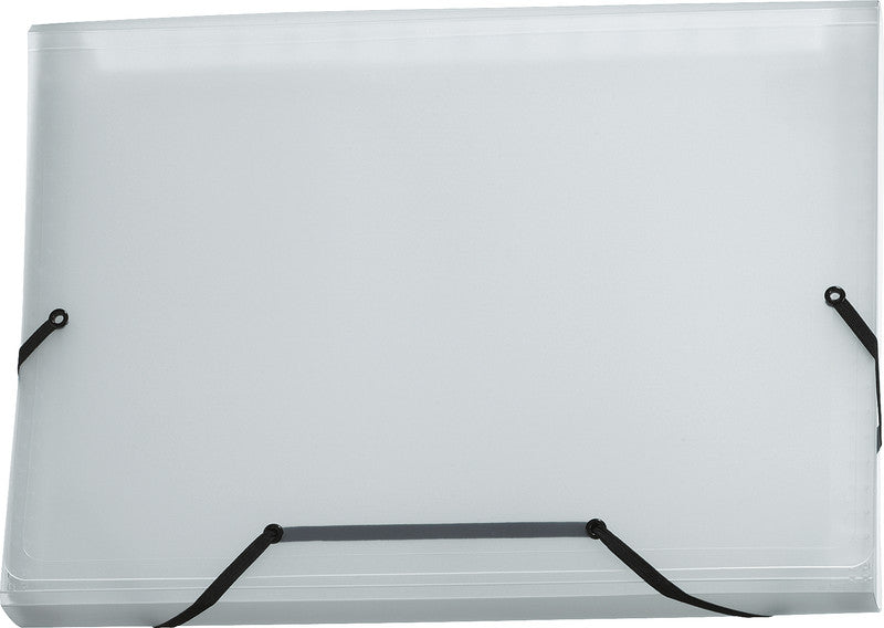 Kolma Sammelmappe, für A4, Kunststoff, transparent, mit Gummizug