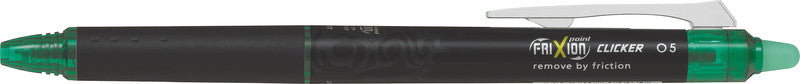 Pilot FriXion Point Clicker – radierbarer Tintenroller, 0,25 mm, grün, für Linkshänder