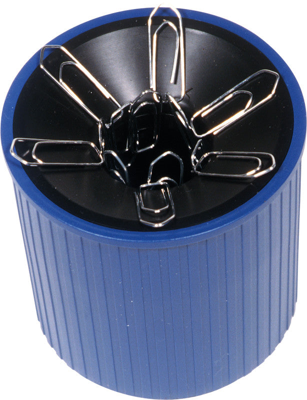 Helit Klammerspender – Kunststoff, Blau, 72 × 73 mm