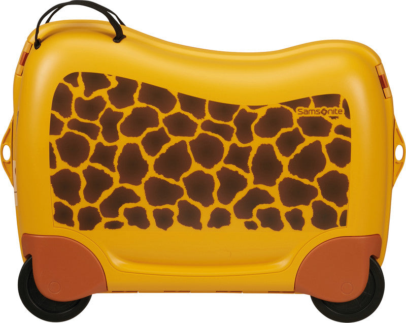 Samsonite Ride-on-Kindertrolley Dream2Go Rider Handgepäck – 30 l, 4 Rollen, Giraffenmuster, 52 × 38 × 21 cm
