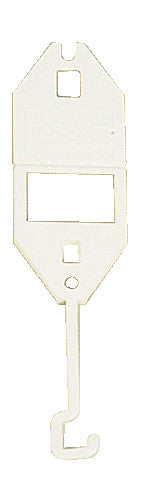 Rieffel Schlüsselanhänger – weiss, Kunststoff, L 40 mm – für KyStor Schlüsselkasten