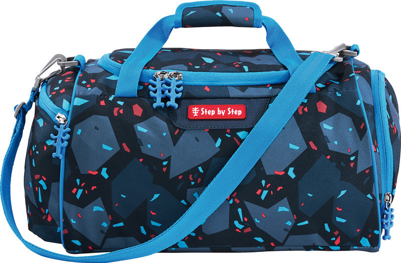 Step by Step Sporttasche – 13 l, Motiv Tractor Freddy, mit Schultergurt, wasserabweisend, 38 × 20 × 23 cm