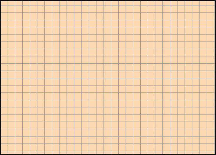 Schulheft A5 quer – Lineatur 77, kariert, 16 Blatt, 90 g/m², Karton, grün