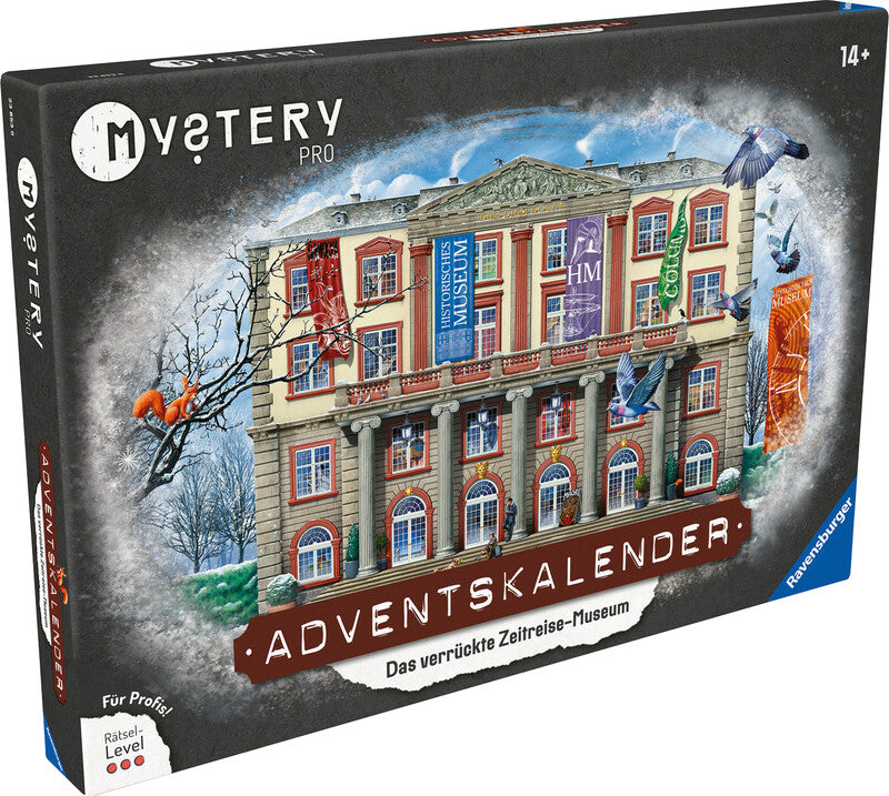 Ravensburger Adventskalender Mystery Das verrückte Zeitreise-Museum – ab 14 Jahren, d, 499 × 339 × 49 mm, Karton