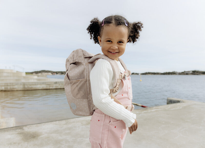 Beckmann Kindergartenrucksack Hiking – Teddy – Recycelte Materialien – 21,0 × 35,0 × 19,0 cm