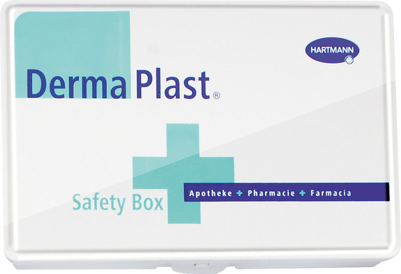 DermaPlast Verbandkasten Safety Box – weiss, Kunststoff – 210 × 140 × 55 mm