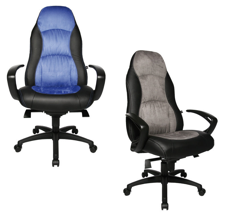 Topstar Chefsessel Speed Chair – Sitzhöhe 42-50 cm, 110 kg, blau