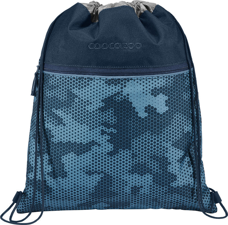 Coocazoo Sportbeutel – 10 l, Motiv Geometric Sky, wasserabweisend, 34 × 43 cm