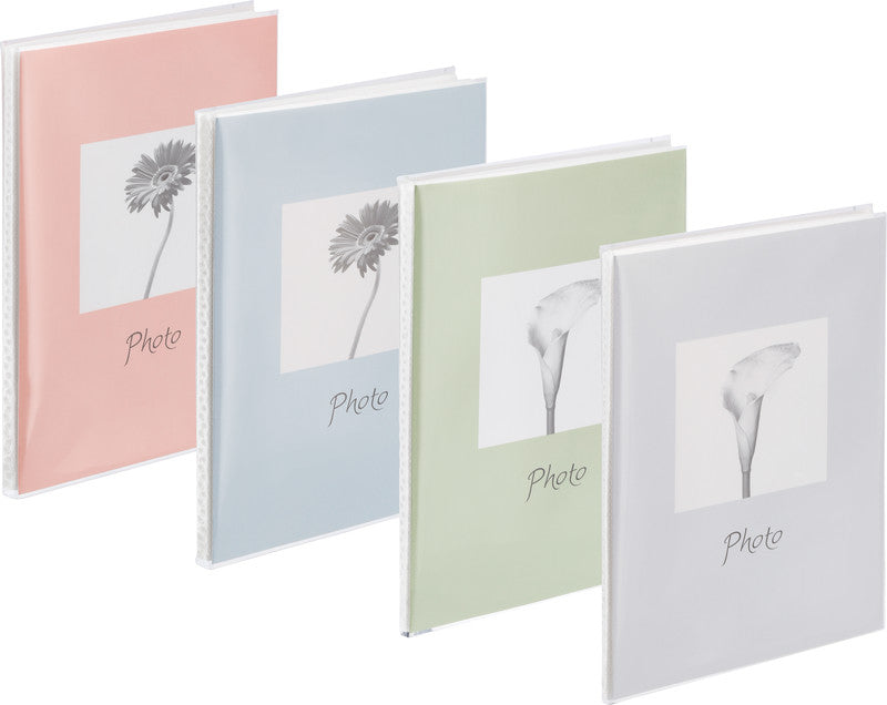 Hama Fotoalbum – für 100 × 150 mm, 24 Fotos, sortiert, Kunststoff, 125 × 165 mm