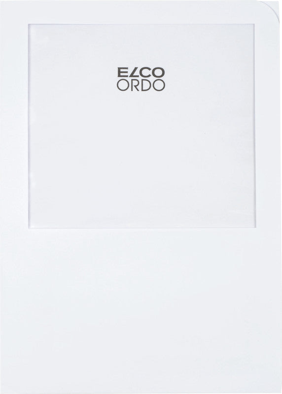 Elco Sichtmappe A4 – Weiss, Papier, 100er-Pack