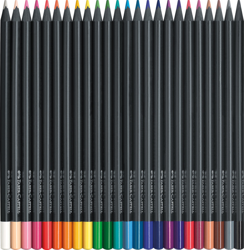 Faber-Castell Buntstifte Classic – 24 Farben, im Kartonetui, Ø 3 mm, dreikantig, FSC