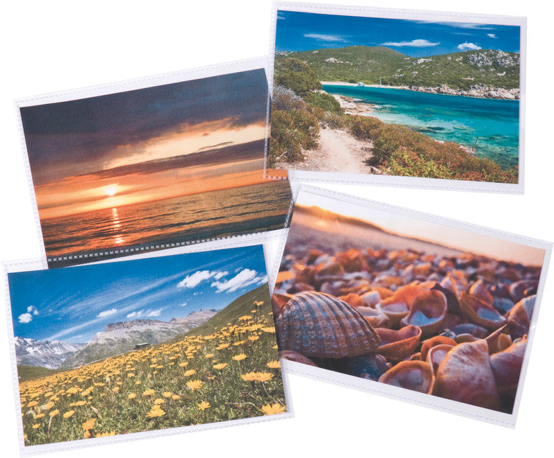 Q-connect Dokumentenhülle – für A4 – 210 × 297 mm, Kunststoff, transparent – 25 Stück