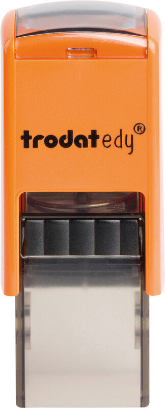 Trodat T-Rex Motivstempel – selbstfärbend, 19 × 19 mm, orange