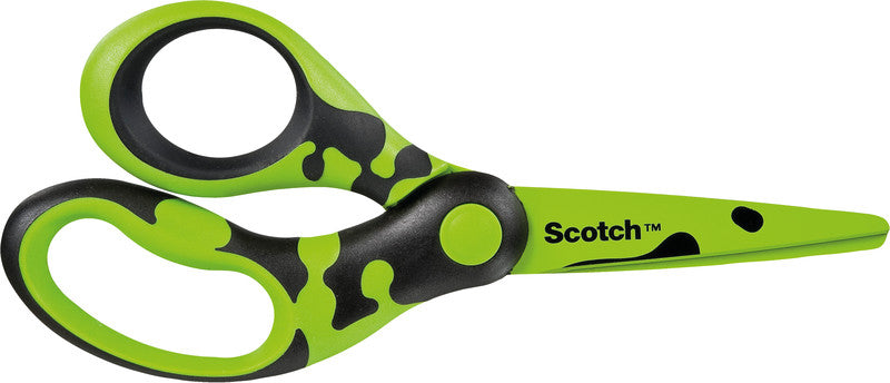 Scotch Kinderschere – 16,5 cm, Edelstahl, für Rechts- und Linkshänder, abgerundet, Kunststoff, farbig sortiert