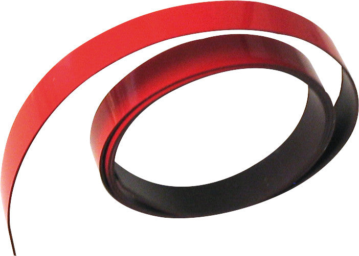 Ultra-Dex Magnetstreifen für Planungstafeln, 14 × 1000 mm, Rot