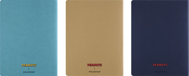 Moleskine Notizheft Limited Edition PEANUTS, 190 × 250 mm, liniert, Fadenheftung, 70 g/m² – sortiert