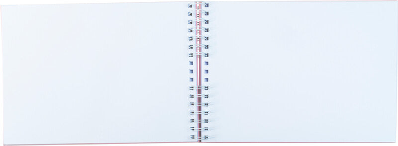 Exacompta Fotobuch Autentik – 320 × 220 mm, rosa, mit Spiralbindung, Karton