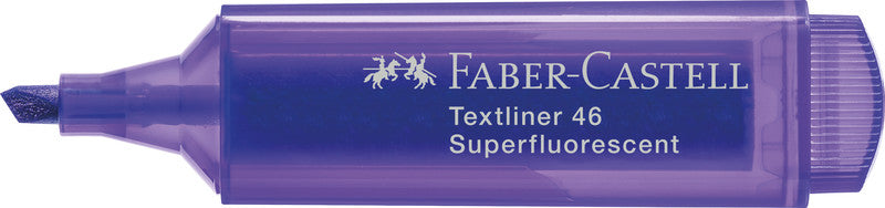 Faber-Castell Textmarker Violett – Keilspitze, 1–5 mm, nachfüllbar