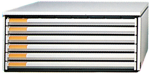 Styro Stabiles Schubladenelement – für Formate bis A3 – 528 × 354 × 232 mm