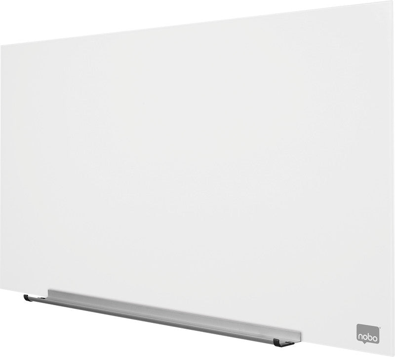 Nobo Whiteboard – 188 × 106 cm, Glas, magnetisch, Wandmontage, inkl. Stift, Magnete, Montagesatz