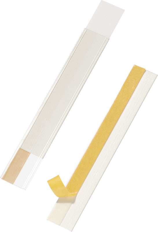 Durable Magnetleiste – 30 × 200 mm, transparent, selbstklebend, 5er-Pack